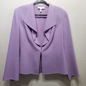 ESCADA wool Lavender Flyaway blazer